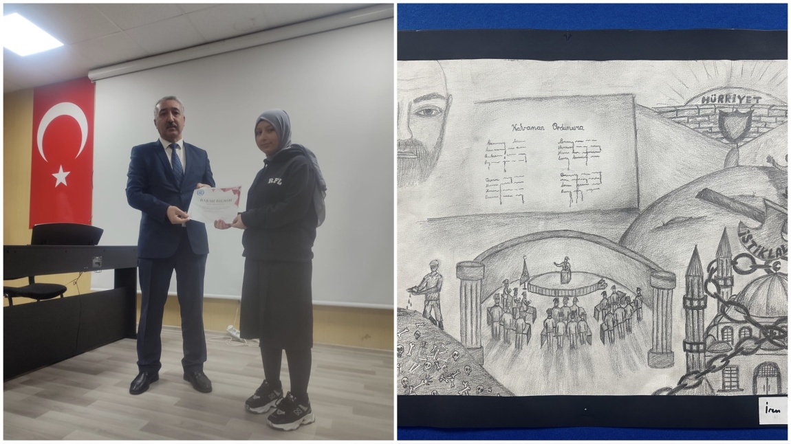 Okulumuzda 12 Mart İstiklal Marşının Kabulü ve M. Akif Ersoy´u Anma Resim Yarışması