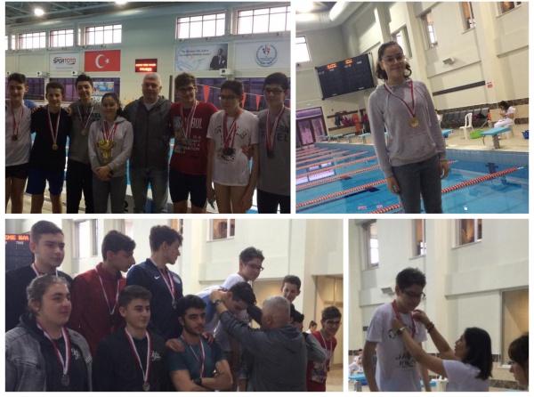 Okulumuz Okul Sporları Genç Erkekler Yüzme Finallerinde İl 1.si Oldu